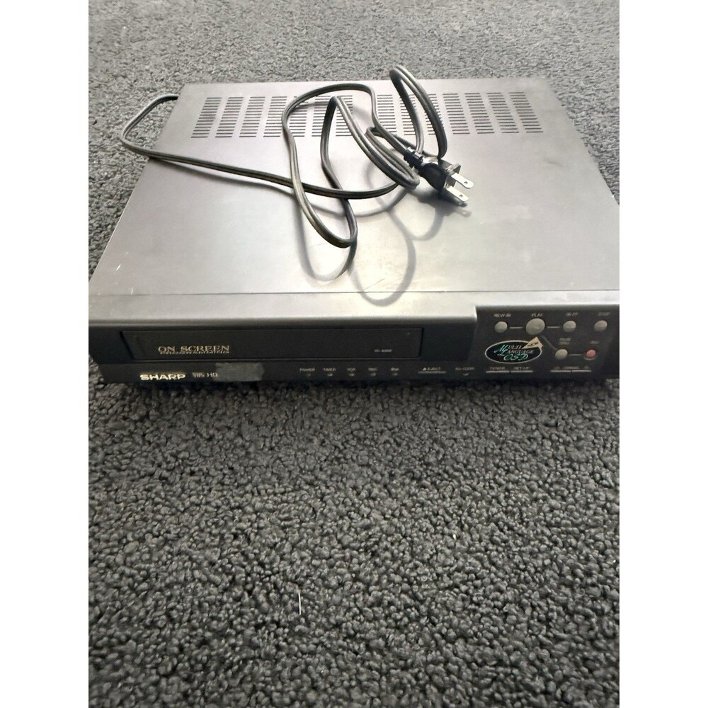 Sharp VCR VC-AC03 For Parts Or Repair  (not Working)